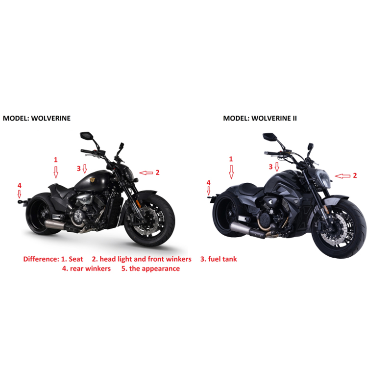 Wolverine 800ii 800cc Cruiser Motocycle