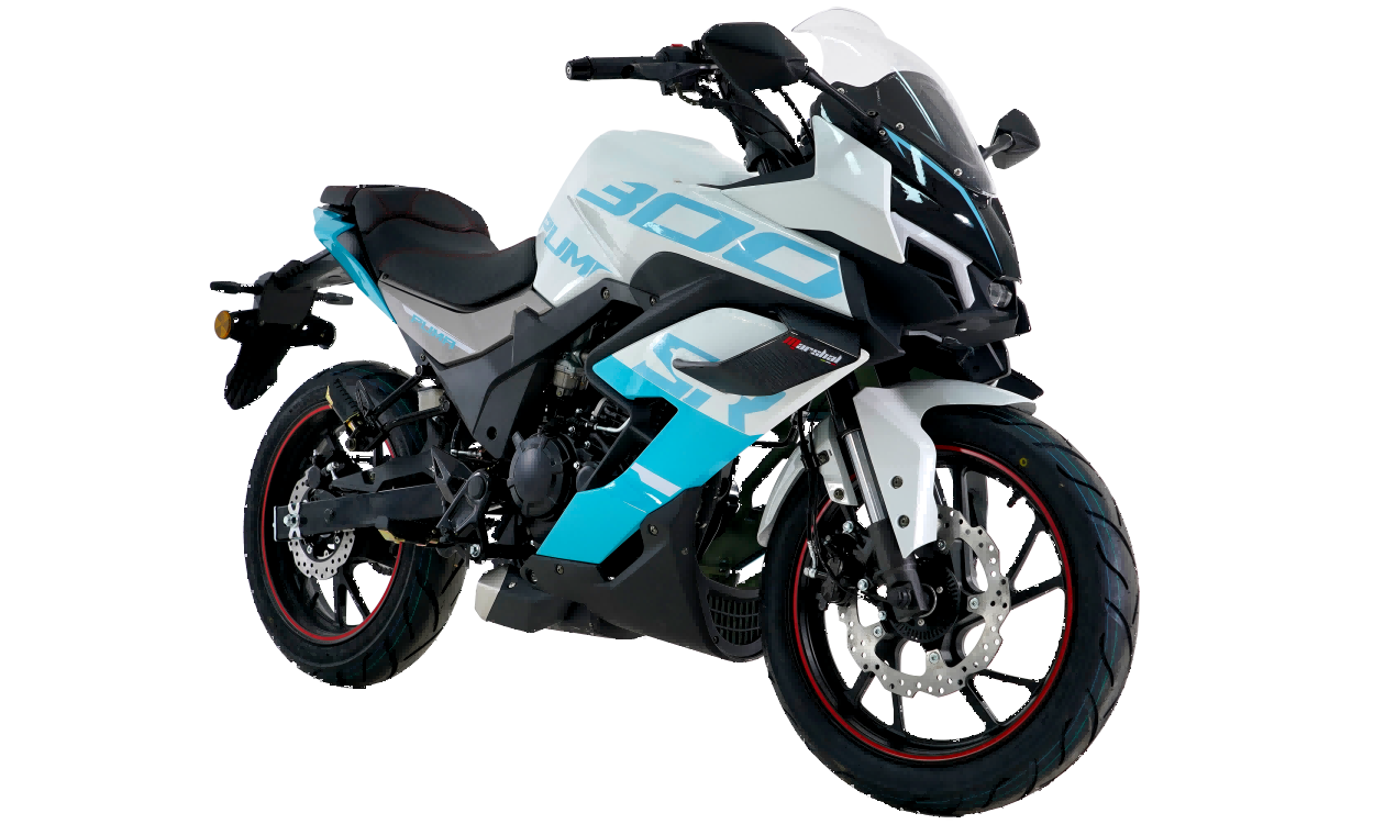 Simulated racing motorcycles